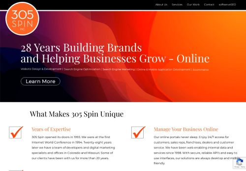 305 Spin Website