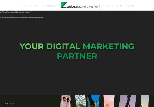 Zebra Advertisement